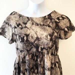 Some Day’s Lovin Snake Print Casual Dress